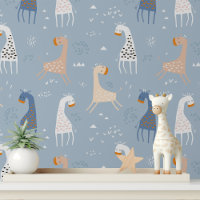 Cute Whimsical Giraffe Moderne Motif pour enfants