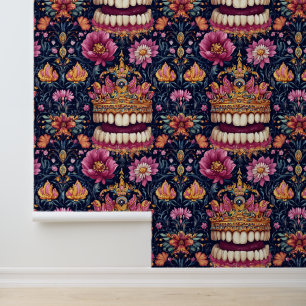 Papier Peint Dadaism Art Dents Sourire Couronne Dental Clinique