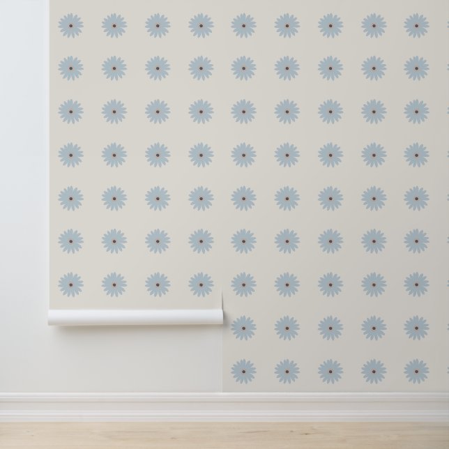 Papier Peint Daisy bleu clair (Application)