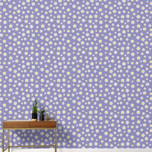 Papier Peint Daisy Meadows violet