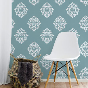 Papier Peint Damask Ambience Pewer Blue