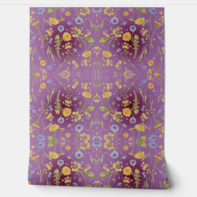 Papier Peint Dandelion Delight (Déroulement)