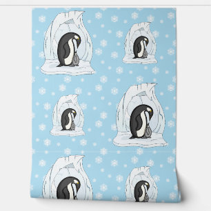 Papier Peint Davin et Annie les pingouins