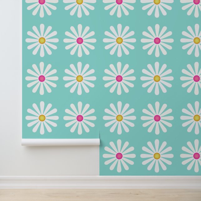 Papier peint de marguerites Jumbo (Application)