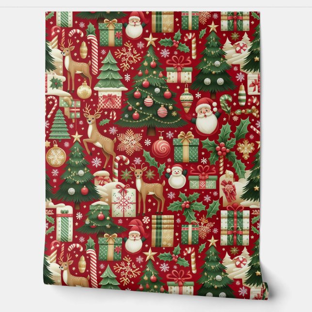 papier peint de noël (Déroulement)