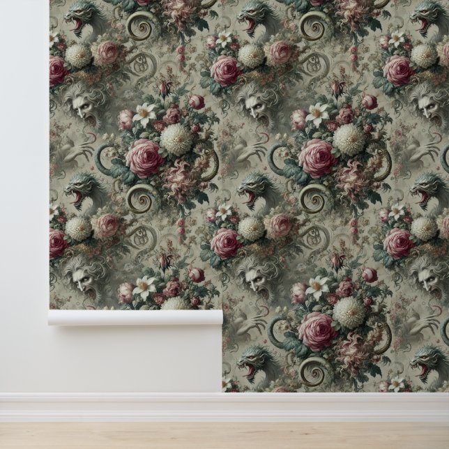 Papier Peint De Tone & Tail - Gothique Conception Victorienne (Application)