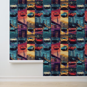 Papier peint de voiture sport vibrant pour les ama