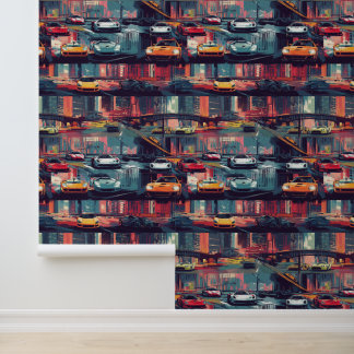 Papier peint de voiture sport vibrant pour les ama