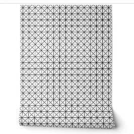 Papier Peint Déco géométrique Moderne Classique Chic Noir et Bl