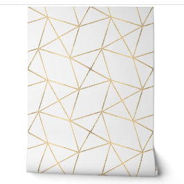Papier Peint Déco Simple Géométrique Moderne Classique Blanc Et
