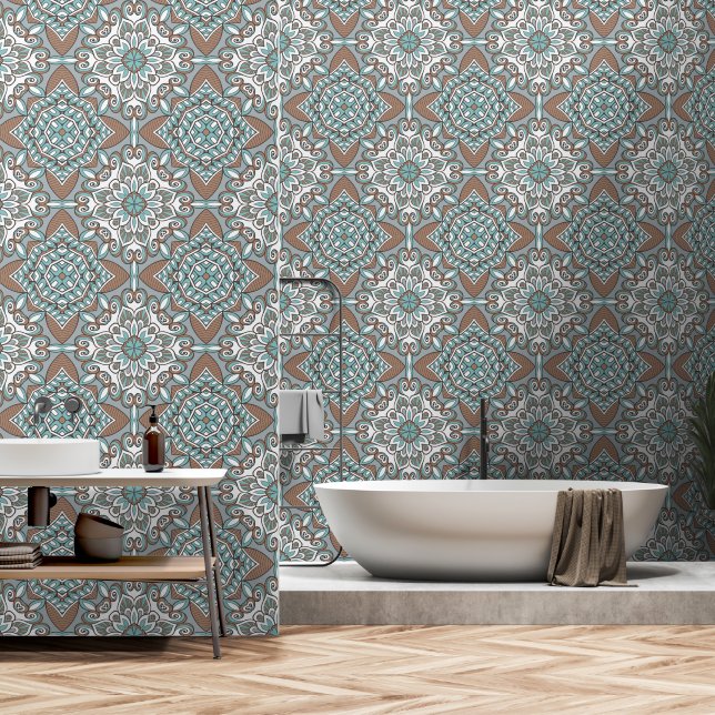 Papier Peint Décor oriental 2 (Salle de bain)