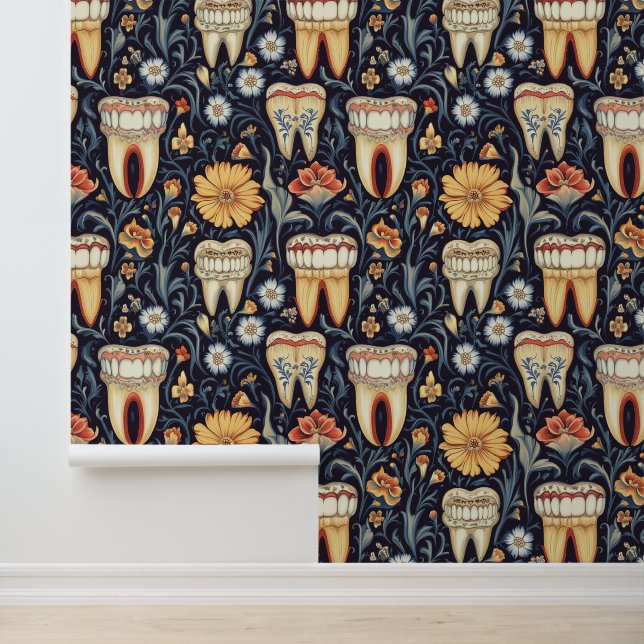 Papier Peint Dents d'art Harlem en Clinique dentaire dentaire D (Application)