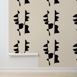 Papier Peint Design Abstrait Minimaliste - Dual face