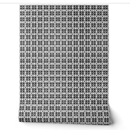 Papier Peint Design chic noir et blanc Déco géométrique moderne