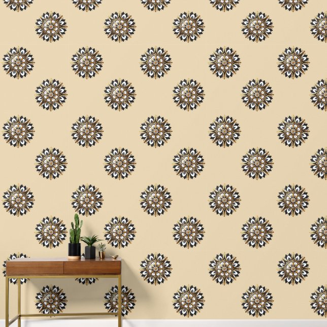Papier Peint Design géométrique élégant Personnalisé (Couloir)