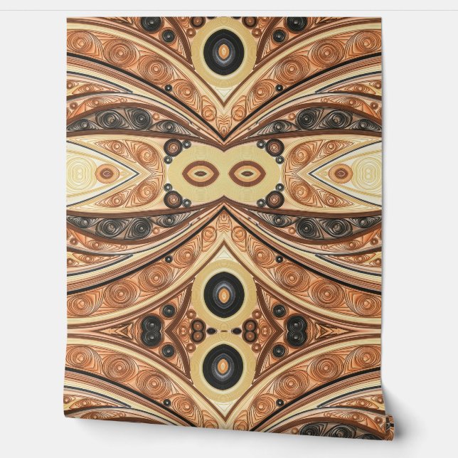 Papier peint design moderne et tendance multicolor (Déroulement)