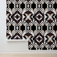 Design Motif Abstrait noir et beige