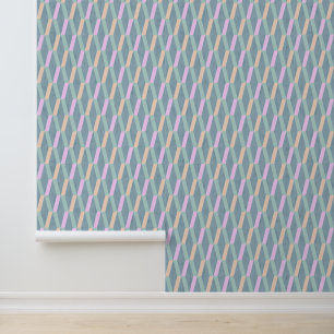 Papier Peint Design rétro dans le style du milieu du siècle.