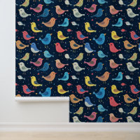 Dessin de la calèche Motif aux petits oiseaux