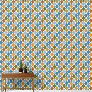 Papier Peint Diamants colorés vintages