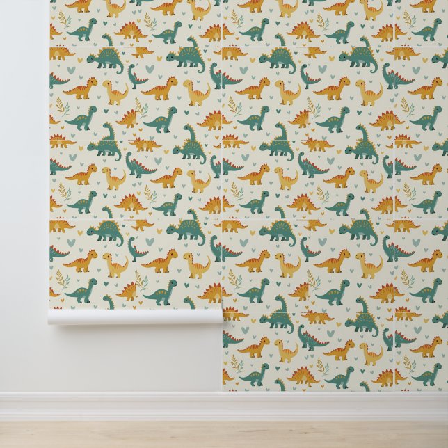 papier peint dinosaure (Application)