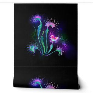 Papier Peint Dionaea attrape-mouche lumineuse