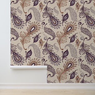 Papier Peint Divers Motif de plumes