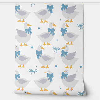 papier peint d'oie vintage