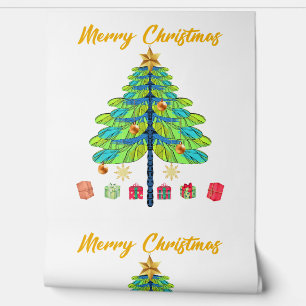 Papier Peint Don d'arbre de Noël de libellule