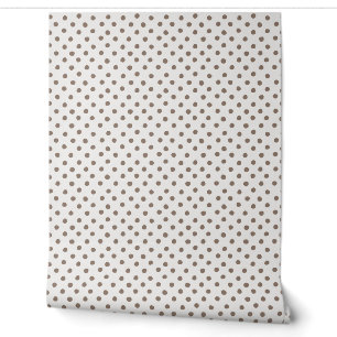 Papier Peint Dots-à-lot : Mini-point Brown confortable