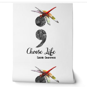 Papier Peint Dragonfly Choisissez Vie Suicide T-shirt