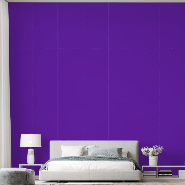 Papier Peint Dramatique magenta rose chaud violet couleur (Chambre à coucher)