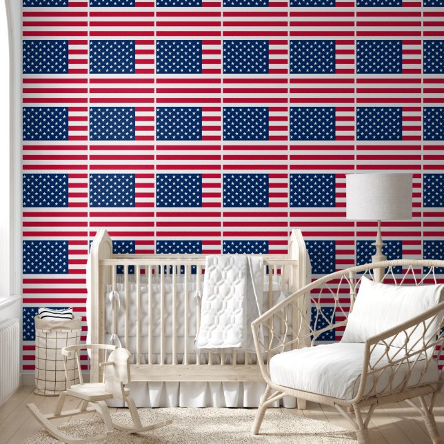 Papier Peint Drapeau américain patriotique (Enfants)