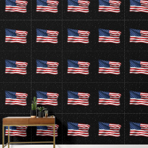 Papier Peint Drapeau américain patriotique États-Unis