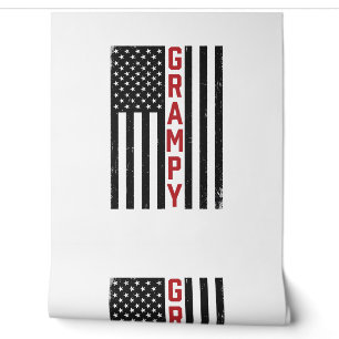 Papier Peint Drapeau américain vintage vector design patriotiqu