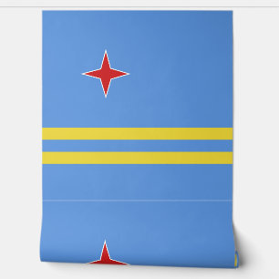 Papier Peint Drapeau d'Aruba