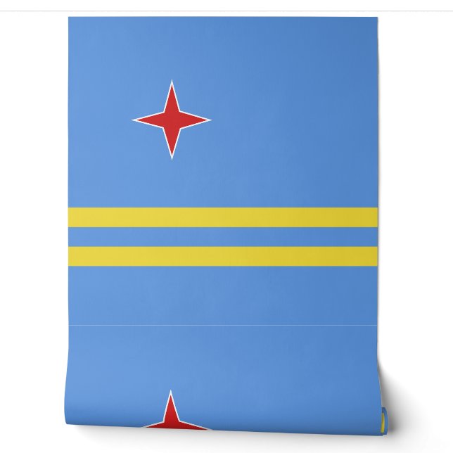 Papier Peint Drapeau d'Aruba (Déroulement)