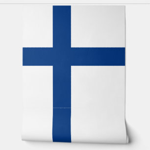 Papier Peint Drapeau de Finlande