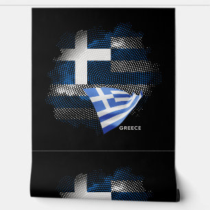Papier Peint Drapeau de la Grèce