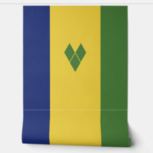 Papier Peint Drapeau de Saint-Vincent-et-les Grenadines