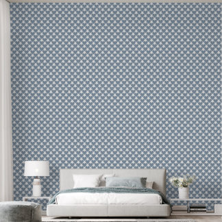 Papier Peint Dusty Blue Tranquillité : amovible - Coeurs serein