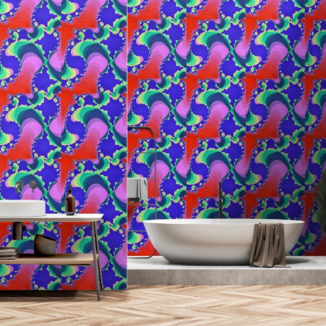 PAPIER PEINT EAU DE LA RIVIÈRE SWIRLING (Salle de bain)