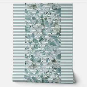 Papier Peint Eau moderne sauge vert eucalyptus feuilles2