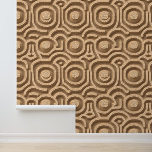 Papier Peint Echos anciens : Maze 3D Hiéroglyphique