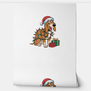 Papier Peint Éclairage de Noël Père Noël Treeing Walker Coonhou