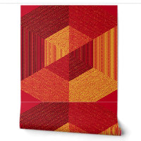 Effet 3D texturé rouge "Ratti_Creative_Arts"