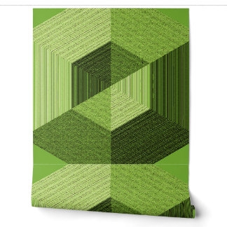 Papier Peint Effet 3D texturé vert "Ratti_Creative_Arts"