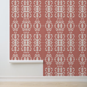 Papier Peint Élégance victorienne rose