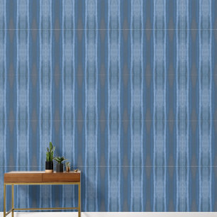 Papier Peint Élégant Abstrait Bleu Bleu Vertical Grilles