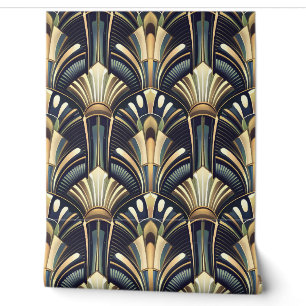 Papier Peint Elégant Art Déco Art Déco Luxe Or